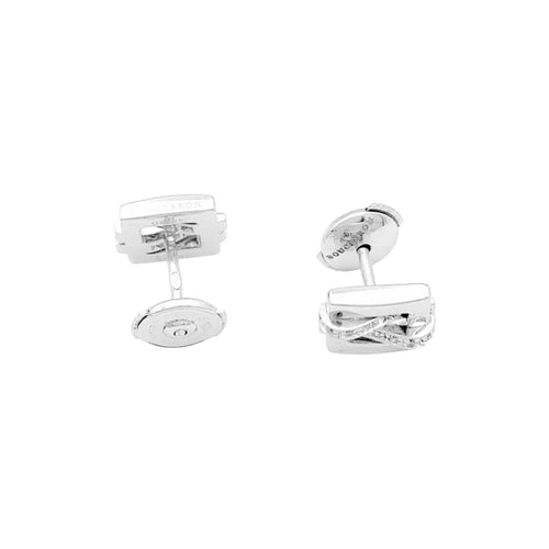 Boucles d'oreilles Boucheron Déchaînée - Boucles d’oreilles en or blanc et diamants 58 Facettes 35036