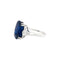 Bague 52 Harry Winston - Bague en platine sertie d’un saphir et diamants 58 Facettes 35065