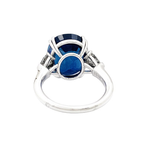 Bague 52 Harry Winston - Bague en platine sertie d’un saphir et diamants 58 Facettes 35065
