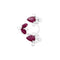 Bague 48 Bague ouverte en or blanc, rubis et diamants 58 Facettes 35094