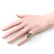 Bague Époque victorienne - Bague en or 14k à agate rubanée sculptée 58 Facettes