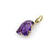 Pendentif Pendentif fleur en or 14k et améthyste sculptée 58 Facettes A2006V