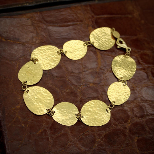 Bracelet Gurhan Lush Collection - Bracelet à disques martelés en or 24k 58 Facettes A2006P