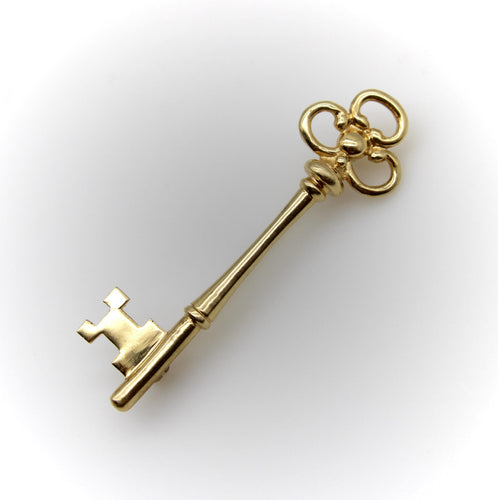 Broche Tiffany & Co. - Broche clé vintage en or 14k 58 Facettes A2006S