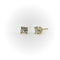 Boucles d'oreilles Boucles d'oreilles puces - Diamants taille ancienne 0,90 ct en or 18k 58 Facettes A2005U