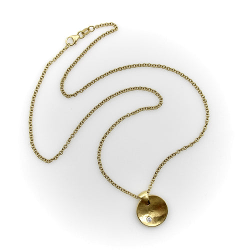 Collier Tony Malmed Little Zen Necklaces - Collier pendentif en or 18k et diamant 58 Facettes A2006T
