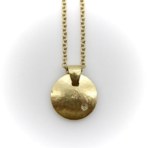 Collier Tony Malmed Little Zen Necklaces - Collier pendentif en or 18k et diamant 58 Facettes A2006T