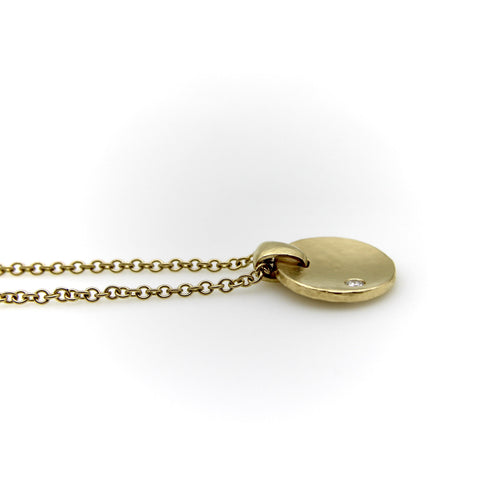 Collier Tony Malmed Little Zen Necklaces - Collier pendentif en or 18k et diamant 58 Facettes A2006T