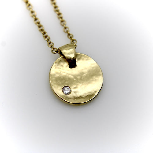 Collier Tony Malmed Little Zen Necklaces - Collier pendentif en or 18k et diamant 58 Facettes A2006T