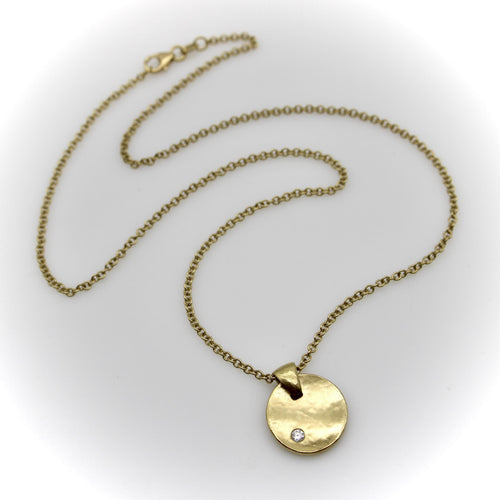 Collier Tony Malmed Little Zen Necklaces - Collier pendentif en or 18k et diamant 58 Facettes A2006T