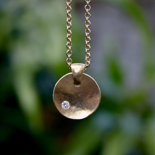 Collier Tony Malmed Little Zen Necklaces - Collier pendentif en or 18k et diamant 58 Facettes A2006T