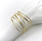 Bracelet Tiffany & Co. Elsa Peretti - Bracelet vague 9 rangs en or jaune 18 carats 58 Facettes
