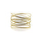 Bracelet Tiffany & Co. Elsa Peretti - Bracelet vague 9 rangs en or jaune 18 carats 58 Facettes