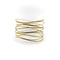 Bracelet Tiffany & Co. Elsa Peretti - Bracelet vague 9 rangs en or jaune 18 carats 58 Facettes