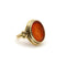 Bague Bague victorienne - Intaille en cornaline Jules César en or 18k 58 Facettes