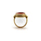 Bague Bague victorienne - Intaille en cornaline Jules César en or 18k 58 Facettes