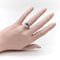Bague 53 Amsterdam SAUER - Bague vintage en or blanc 18k avec aigue-marine et diamants 58 Facettes A20062