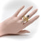 Bague 57 Bague serpent vintage en or 22k, argent, rubis et diamants 58 Facettes A2005J
