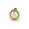 Bague 57 Bague serpent vintage en or 22k, argent, rubis et diamants 58 Facettes A2005J