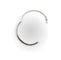 Bracelet Bracelet jonc contemporain en or blanc 18k et diamants 58 Facettes A2005B