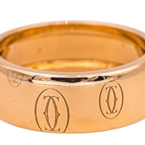 Bague 60 Cartier Bague Bandeau Happy birthday Or rose 58 Facettes 4960466CN