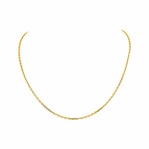 Collier Collier  Maille forçat Or jaune 58 Facettes 5226044CN