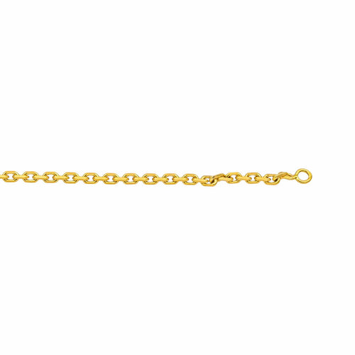 Collier Collier  Maille forçat Or jaune 58 Facettes 5226044CN