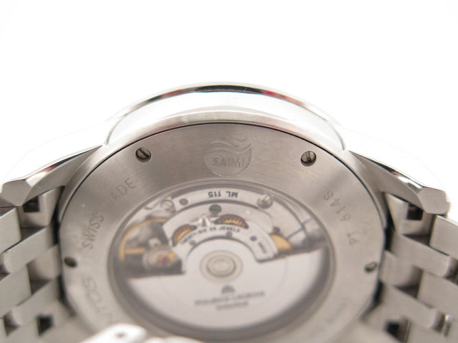 Montre Maurice Lacroix - Montre Pontos Date automatique 40 mm en acier palladié 58 Facettes 273056