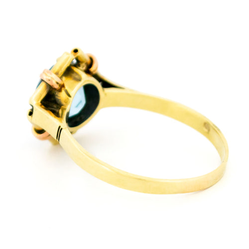 Bague 60 Bague - Topaze env. 3,30 ct en or 14 carats 58 Facettes 4A4C325FA9A74A4093CE29792487538F