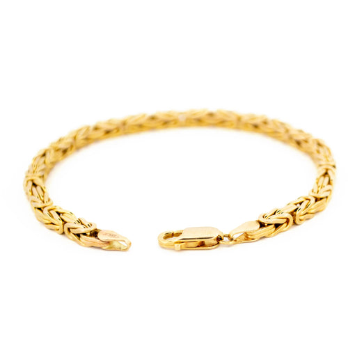 Bracelet Bracelet byzantin vintage en or 14k, 20 cm 58 Facettes C9851B86F1BC4FDC9C0CDC6A4D787522