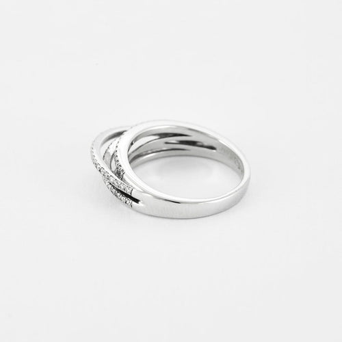 Bague 58 MESSIKA - Gatsby Meli Melo - Bague en Or blanc 18k 58 Facettes B250322
