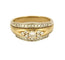 Bague 56 Bague jonc deux ors en or 18K et diamants 58 Facettes CHAL0749X3