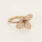 Bague 52 Pasquale Bruni - Bague fleur en or jaune 18k et tourmalines roses 58 Facettes LAN1471
