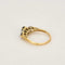 Bague 56 Bague ancienne en or jaune 18K, saphir 0,30 ct et diamants 58 Facettes BEA3298
