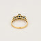 Bague 56 Bague ancienne en or jaune 18K, saphir 0,30 ct et diamants 58 Facettes BEA3298