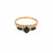 Bague 56 Bague ancienne en or jaune 18K, saphir 0,30 ct et diamants 58 Facettes BEA3298