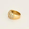Bague 53 Bague bandeau en or jaune 18K et diamants 58 Facettes CRE0041X4