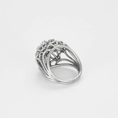 Bague 51 Bague Platine 58 Facettes B250653