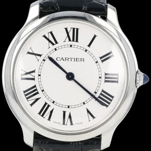 Montre Cartier Ronde Solo - Montre ronde homme 36 mm quartz 58 Facettes MT45269