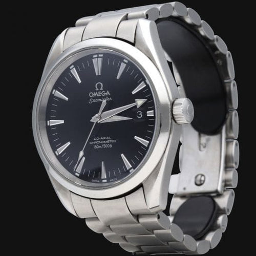 Montre Omega Seamaster Aqua Terra Co-Axial - Montre homme en acier 39 mm 58 Facettes MT45045