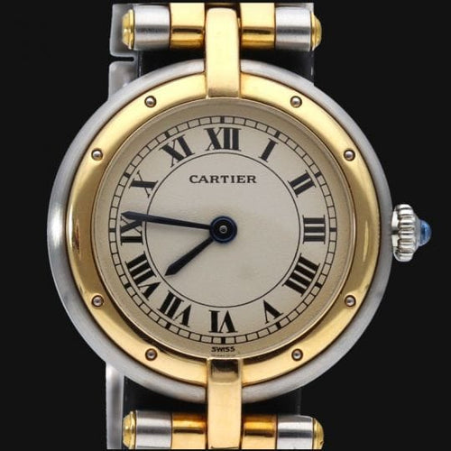Montre Cartier Panthère - Montre femme PM en or jaune et acier 58 Facettes MT45265