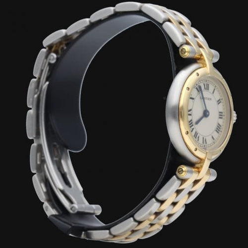 Montre Cartier Panthère - Montre femme PM en or jaune et acier 58 Facettes MT45265