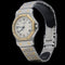 Montre Cartier Santos - Montre ronde octogonale en or jaune et acier 58 Facettes MT45173