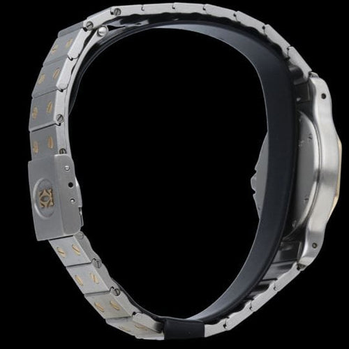 Montre Cartier Santos - Montre ronde octogonale en or jaune et acier 58 Facettes MT45173