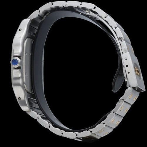 Montre Cartier Santos Galbée - Montre en or jaune et acier 58 Facettes MT45158