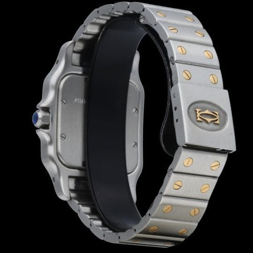 Montre Cartier Santos Galbée - Montre en or jaune et acier 58 Facettes MT45158