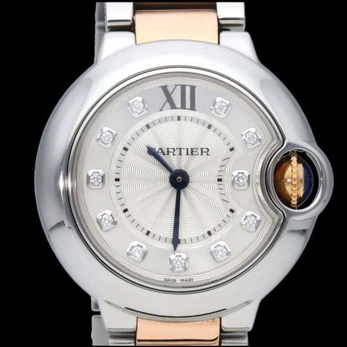 Montre Cartier Ballon Bleu - Montre femme 28 mm en or rose et acier 58 Facettes MT45253