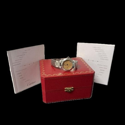 Montre Cartier Pasha - Montre automatique en acier 35 mm 58 Facettes MT45242