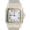 Cartier Santos Damklocka Gult Guld 18K Och Stål 