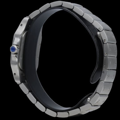 Montre Cartier Santos Galbée - Montre en acier quartz 26 x 34 mm 58 Facettes MT45191